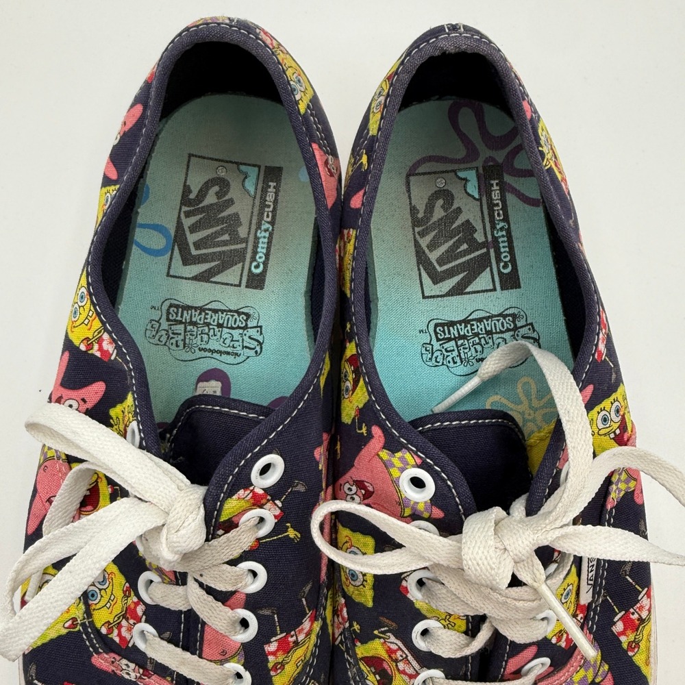 Vans Spongebob Sneakers Mens 11 Blue SpongeBob Patrick ComfyCush Skate Shoes - Picture 7 of 10
